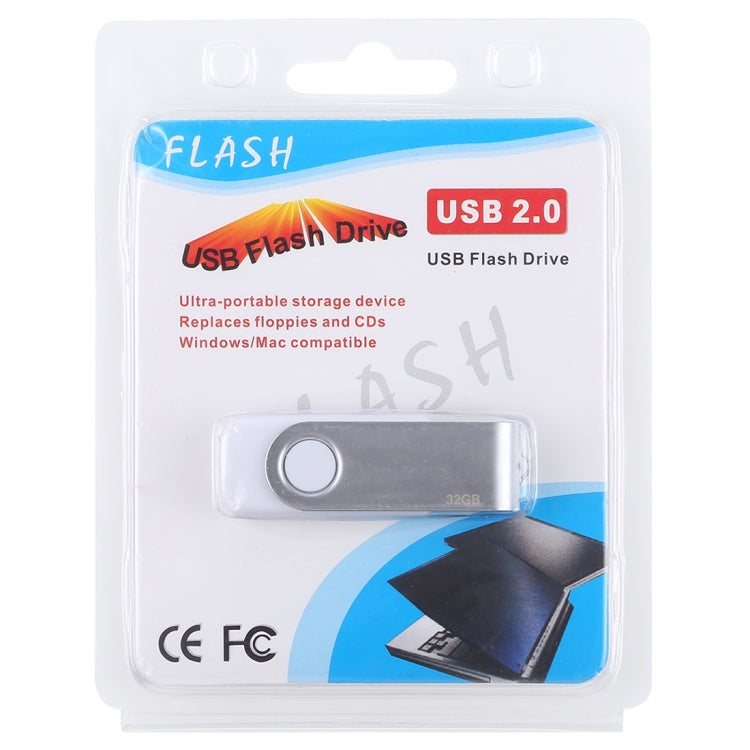 32GB Twister USB 2.0 Flash Disk(White) - USB Flash Drives by buy2fix | Online Shopping UK | buy2fix