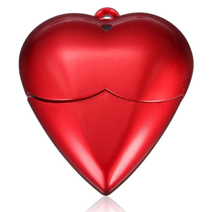 2GB Heart style USB Flash Disk(Red) - USB Flash Drives by buy2fix | Online Shopping UK | buy2fix