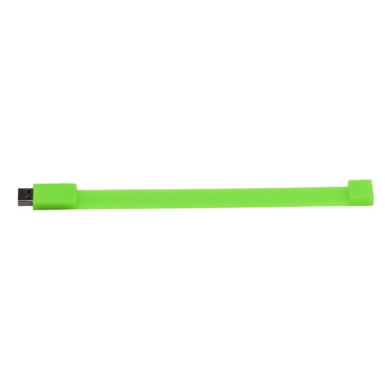 2GB Silicon Bracelets USB 2.0 Flash Disk(Green) - USB Flash Drives by buy2fix | Online Shopping UK | buy2fix