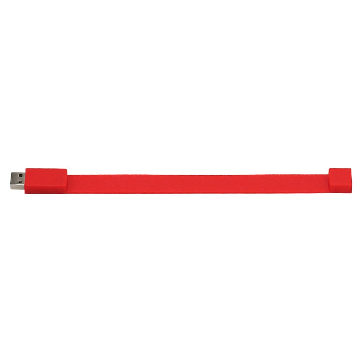 16GB Silicon Bracelets USB 2.0 Flash Disk(Red) -  by buy2fix | Online Shopping UK | buy2fix