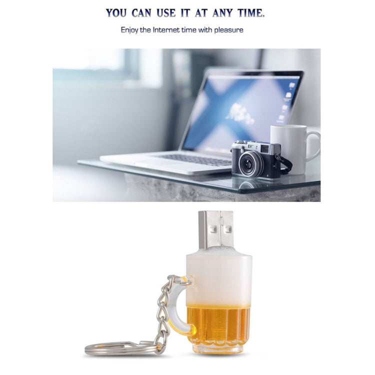 Beer Keychain Style USB Flash Disk with 16GB Memory - USB Flash Drives by buy2fix | Online Shopping UK | buy2fix