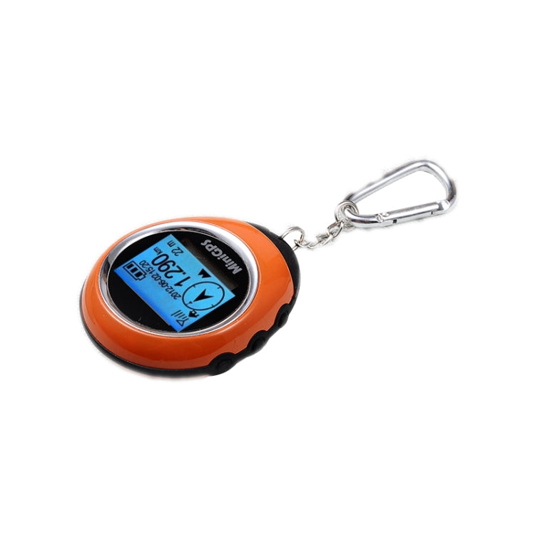Keychain Handheld Mini GPS Navigation USB Rechargeable Location Finder Tracker for Outdoor Travel Climbing(Orange) - Personal Tracker by buy2fix | Online Shopping UK | buy2fix