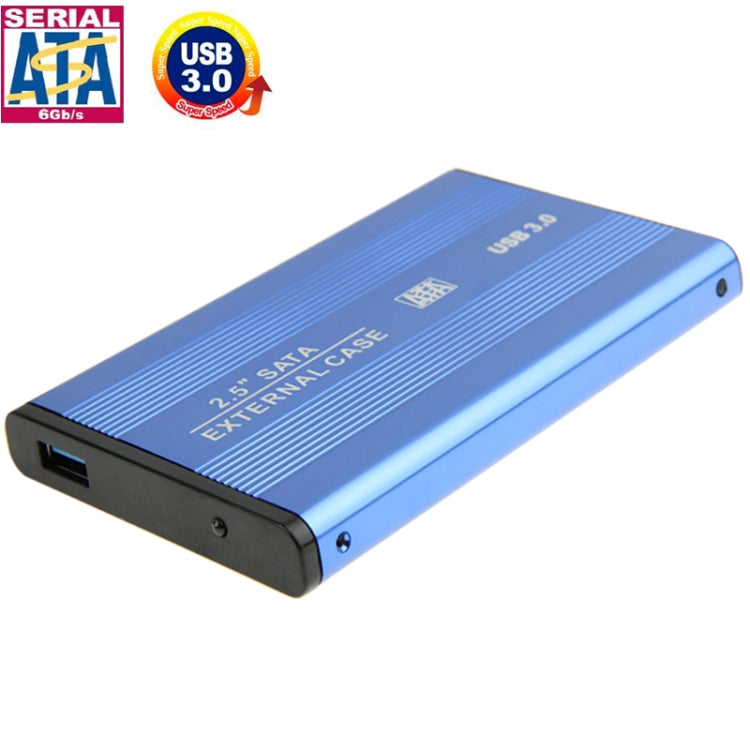 High Speed 2.5 inch HDD SATA External Case, Support USB 3.0(Blue) - HDD Enclosure by buy2fix | Online Shopping UK | buy2fix