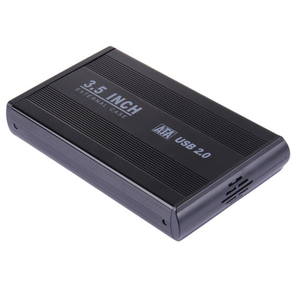 3.5 inch HDD SATA External Case, Support USB 2.0(Black) - HDD Enclosure by buy2fix | Online Shopping UK | buy2fix