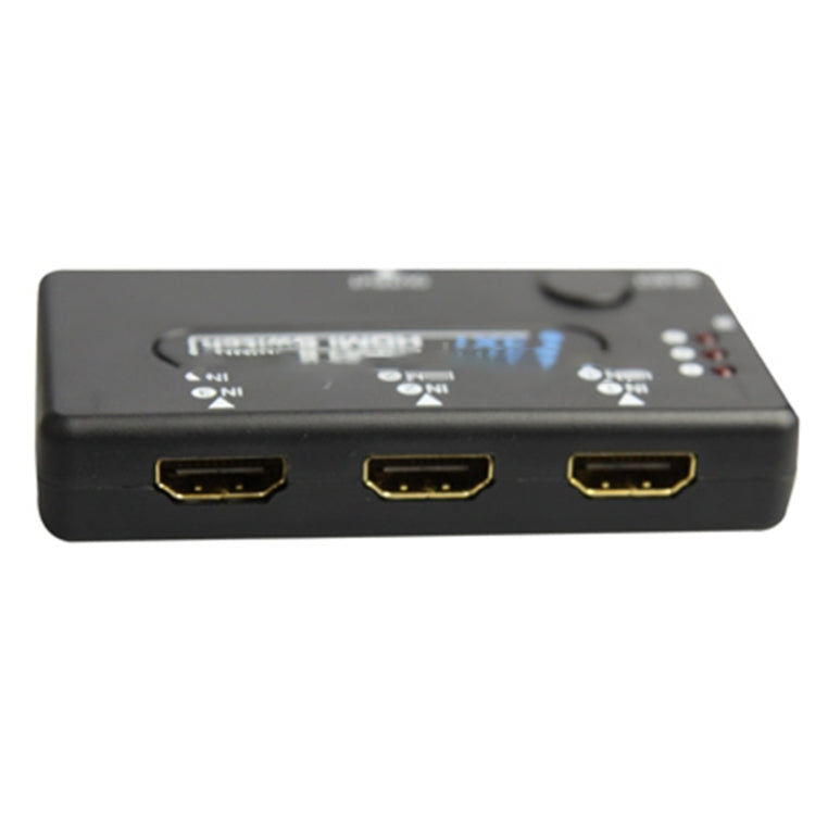 3 Port Amplifier 1080P HDMI Switch, 1.3 Version, with Remote Controller(Black) - Switch by buy2fix | Online Shopping UK | buy2fix