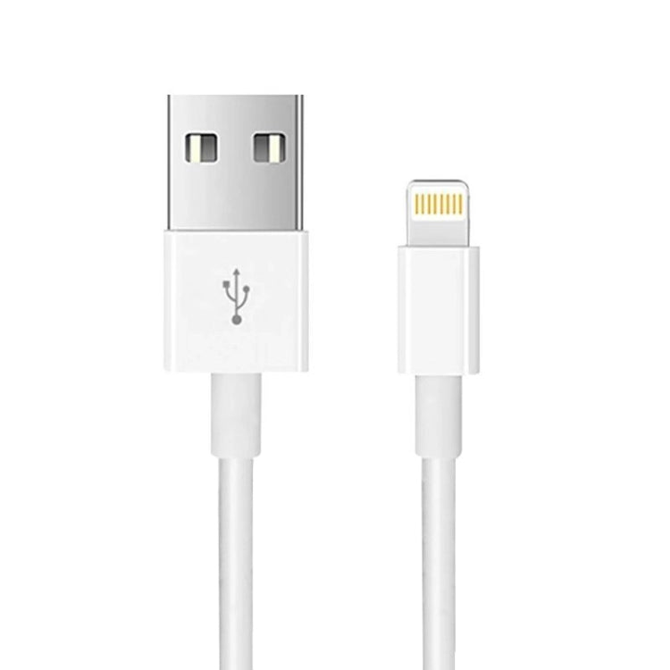 USB to 8 Pin Sync Data Charging Cable, Cable Length: 3m(White) - Normal Style Cable by buy2fix | Online Shopping UK | buy2fix