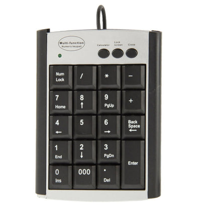 USB Non-synchronous Notebook Computer Multi Function Keypad with 19 Keys - Mini Keyboard by buy2fix | Online Shopping UK | buy2fix