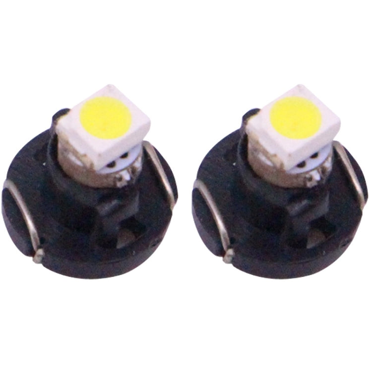 2 PCS T3 White Light 0.1W 5LM 1 LED SMD 3528 LED Instrument Light Bulb Dashboard Light for Vehicles, DC 12V(Black) - Instrument Lights by buy2fix | Online Shopping UK | buy2fix