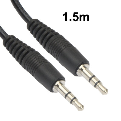 Aux cable, 3.5mm Male Mini Plug Stereo Audio Cable, Length: 1.5m - Aux Cable by buy2fix | Online Shopping UK | buy2fix