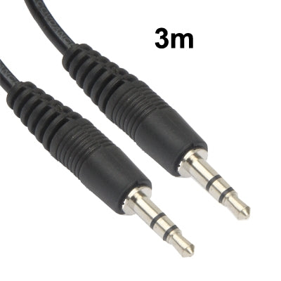 Aux cable, 3.5mm Male Mini Plug Stereo Audio Cable, Length: 3m - Aux Cable by buy2fix | Online Shopping UK | buy2fix