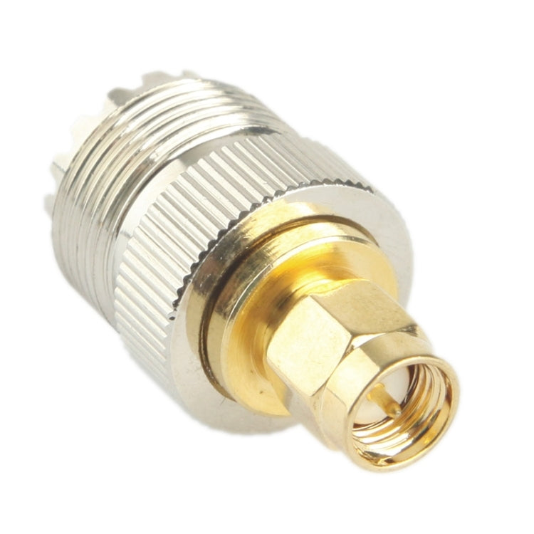 Coaxial RF SMA-J to SL-16 / SMA Male to M (UHF) Adapter(Silver) - Connectors by buy2fix | Online Shopping UK | buy2fix