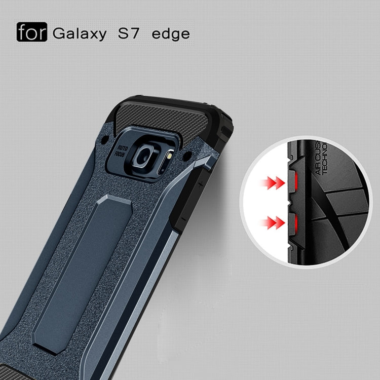 For Galaxy S7 Edge / G935 Tough Armor TPU + PC Combination Case (Dark Blue) - More Brand by buy2fix | Online Shopping UK | buy2fix