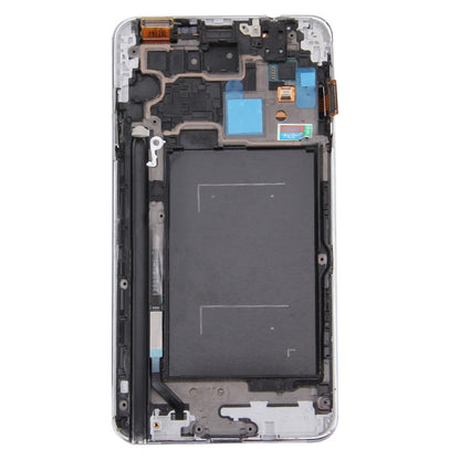 Original LCD Display + Touch Panel with Frame for Galaxy Note III / N900(White) - Repair & Spare Parts by buy2fix | Online Shopping UK | buy2fix