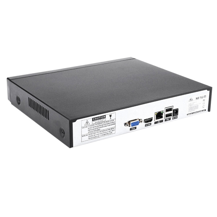 N8/1U-M 8CH H.264 DVR Network HDD Digital Video Recorder, Support VGA / RJ45 NET / USB 2.0(Black) - Security by buy2fix | Online Shopping UK | buy2fix