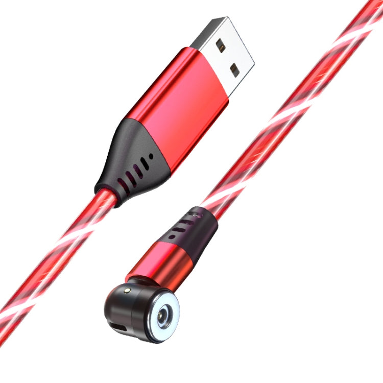 2.4A 540 Degree Bendable Streamer Magnetic Data Cable without Magnetic Head, Cable Length: 1m (Red) - Mobile Accessories by buy2fix | Online Shopping UK | buy2fix