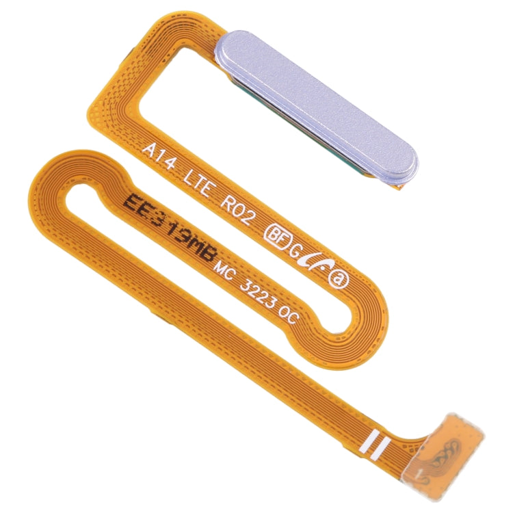 For Samsung Galaxy A14 SM-A145F Original Fingerprint Sensor Flex Cable (Silver) - Flex Cable by buy2fix | Online Shopping UK | buy2fix