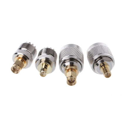 4 PCS / Set A13 Adapter Kit PL259 / SO239 to SMA Male / Female Type RF Connector - Security by buy2fix | Online Shopping UK | buy2fix