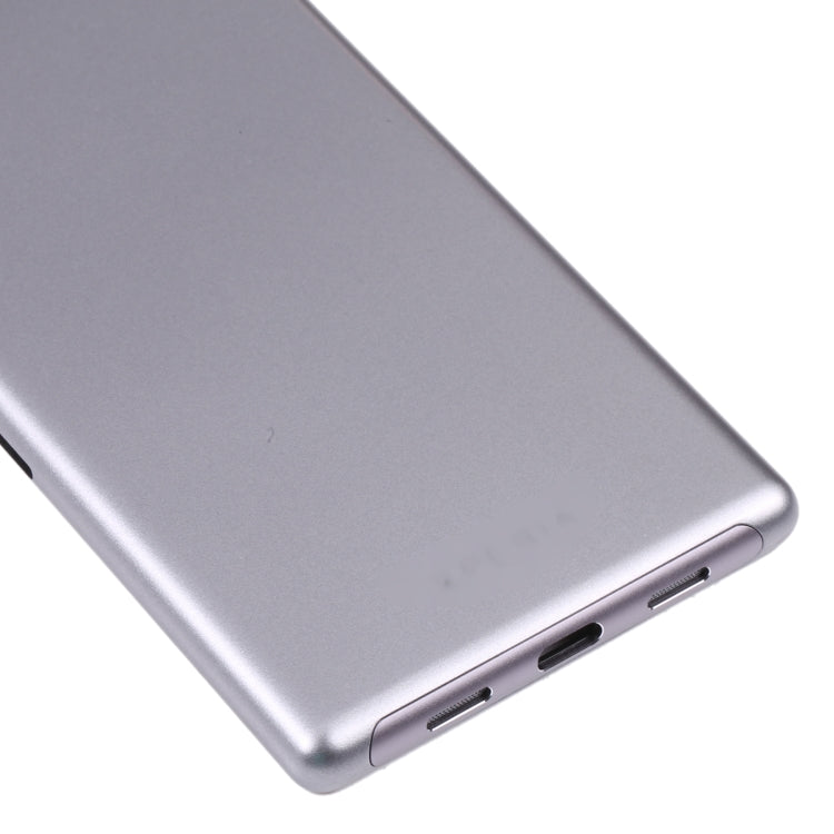 For Sony Xperia 10 Original Battery Back Cover(Silver) - Repair & Spare Parts by buy2fix | Online Shopping UK | buy2fix