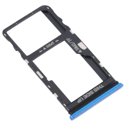 For TCL 20 5G Original SIM Card Tray + SIM / Micro SD Card Tray (Blue) - Others by buy2fix | Online Shopping UK | buy2fix