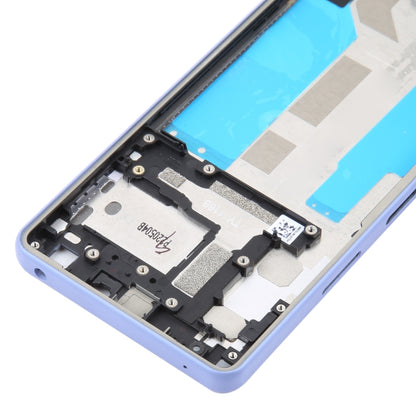 For Sony Xperia 10 IV Original Middle Frame Bezel Plate (Purple) - Repair & Spare Parts by buy2fix | Online Shopping UK | buy2fix