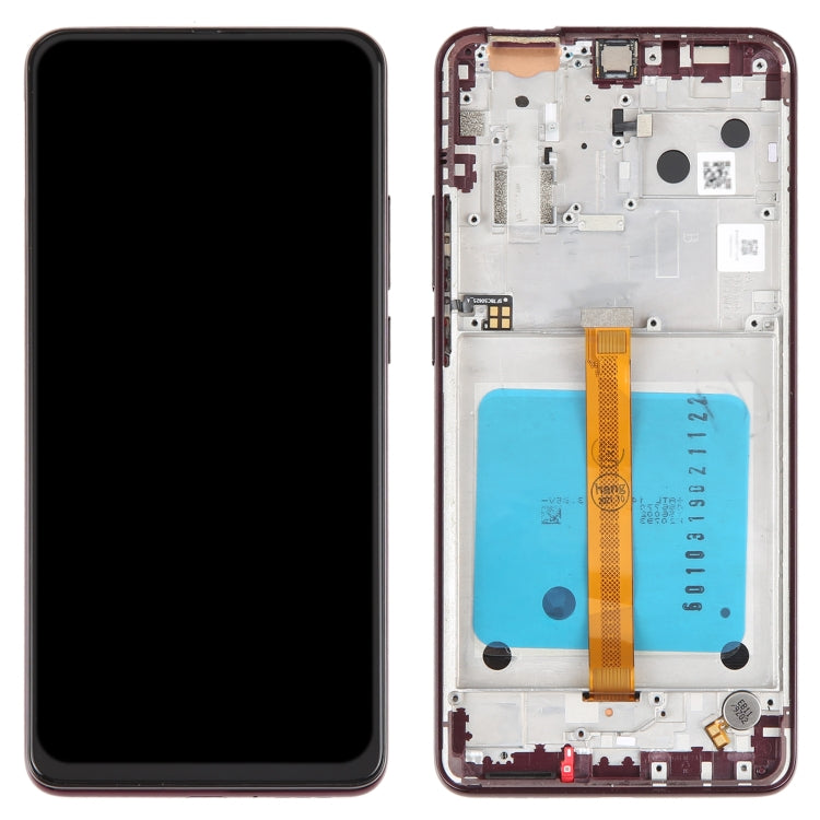 Original LCD Screen For Motorola Moto One Hyper Digitizer Full Assembly With Frame (Purplish Red) - Repair & Spare Parts by buy2fix | Online Shopping UK | buy2fix