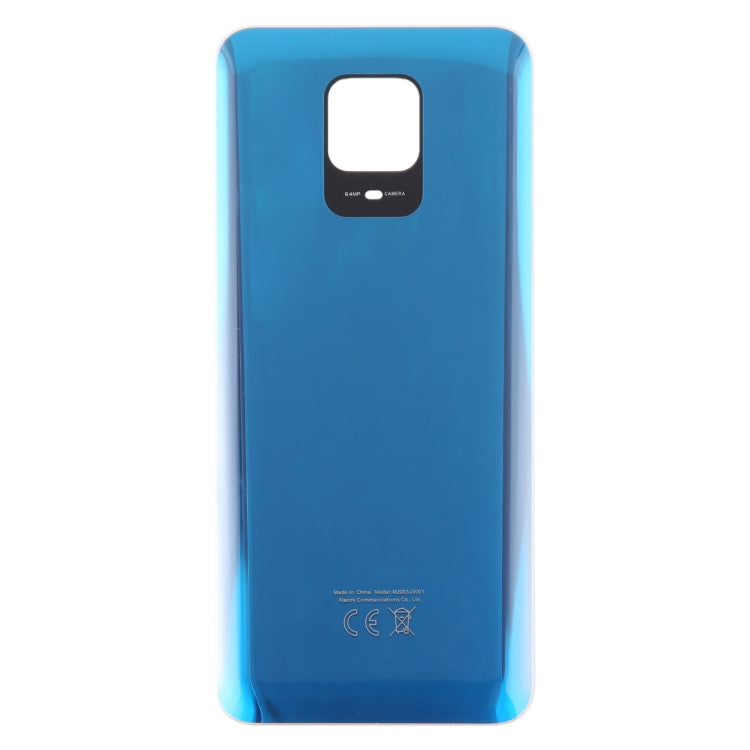 For Xiaomi Redmi Note 9 Pro Max OEM Glass Battery Back Cover(Blue) - Back Cover by buy2fix | Online Shopping UK | buy2fix