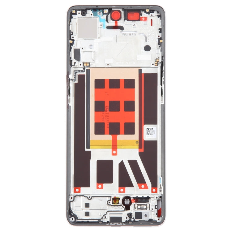 For OPPO Reno9 Original Front Housing LCD Frame Bezel Plate (Gold) - Frame Bezel Plate by buy2fix | Online Shopping UK | buy2fix