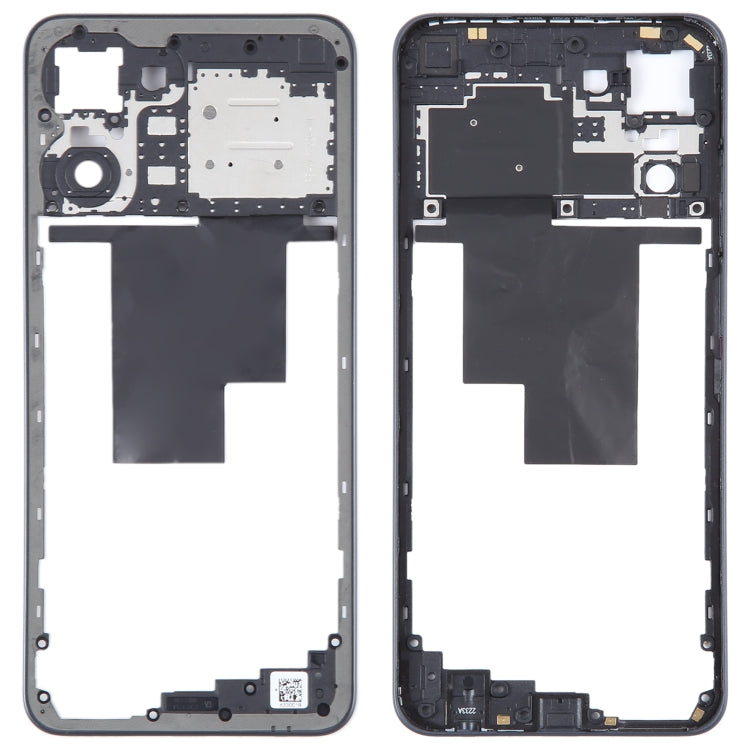 For Realme 10 4G Original Middle Frame Bezel Plate (Black) - Frame Bezel Plate by buy2fix | Online Shopping UK | buy2fix