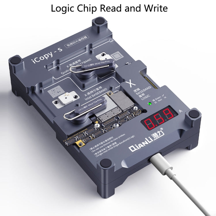 Qianli iCopy-S Double Sided Chip Test Stand 4 in1 Logic Baseband EEPROM Chip Non-removal For iPhone 6 / 6 Plus / 6S / 6S Plus - Repair Platform by QIANLI | Online Shopping UK | buy2fix