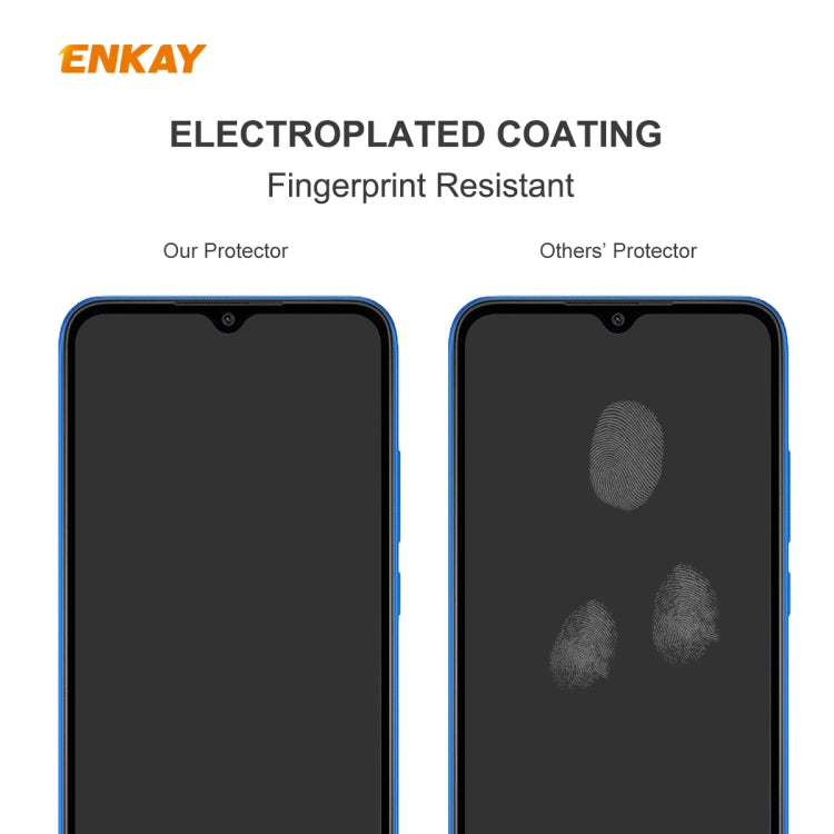 For Redmi 9 / 9A / 9C 5 PCS ENKAY Hat-Prince 0.26mm 9H 2.5D Curved Edge Tempered Glass Film -  by ENKAY | Online Shopping UK | buy2fix