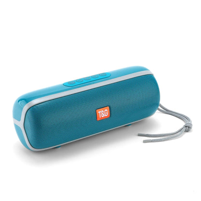 T&G TG183 TWS Mini Wireless Bluetooth Speaker, Supports AUX / USB 2.0 / FM / 32GB TF Card or Micro SD Card(Peacock Blue) - Mini Speaker by T&G | Online Shopping UK | buy2fix