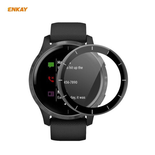 For Venu 2 / Vivoactive 4 45mm ENKAY Hat-Prince 3D Full Screen Soft PC Edge + PMMA HD Screen Protector Film - Screen Protector by ENKAY | Online Shopping UK | buy2fix