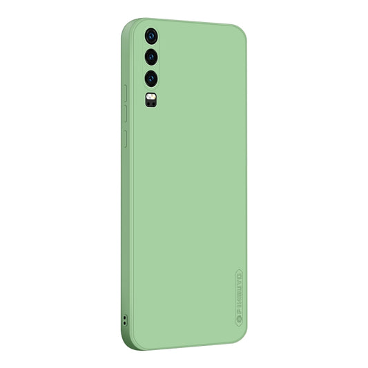 For Huawei P30 PINWUYO Sense Series Liquid Silicone TPU Mobile Phone Case(Green) - Huawei Cases by PINWUYO | Online Shopping UK | buy2fix