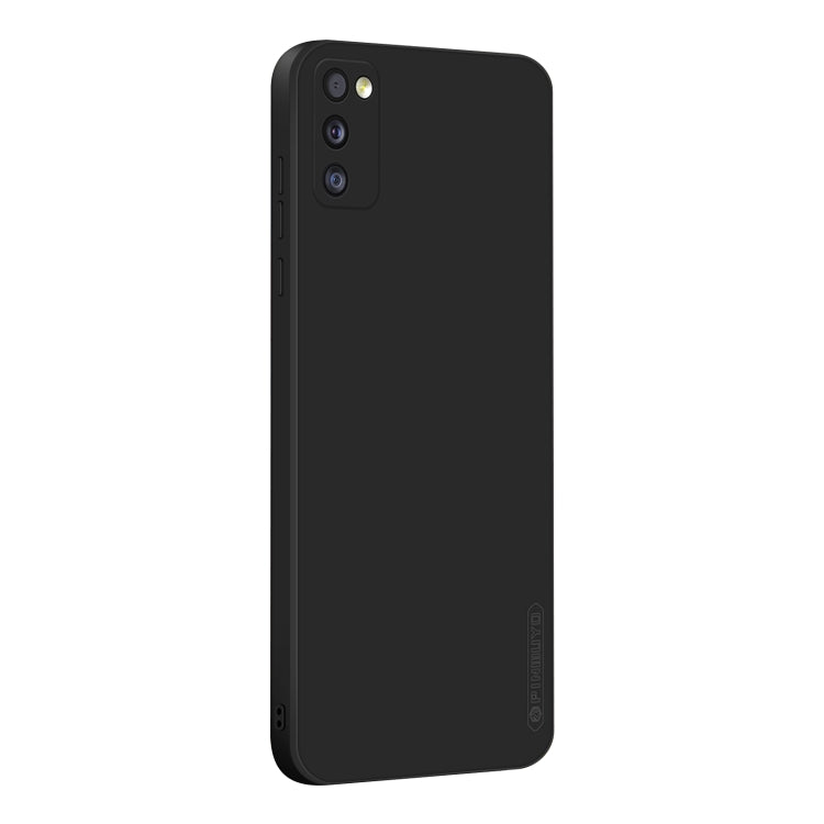 For Samsung Galaxy A41 PINWUYO Touching Series Liquid Silicone TPU Shockproof Case(Black) - Galaxy Phone Cases by PINWUYO | Online Shopping UK | buy2fix