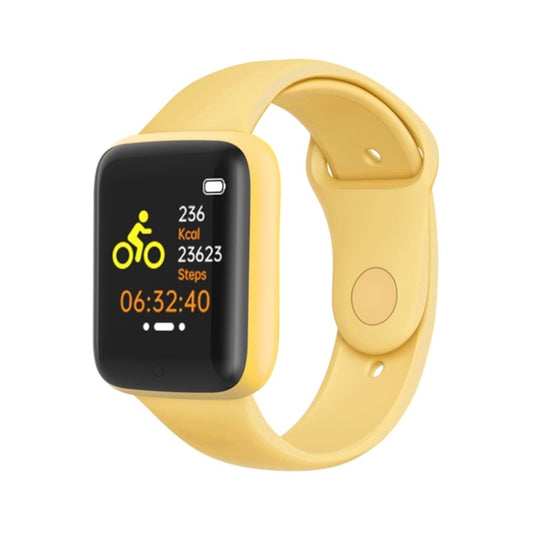 D20S 1.44 inch Color Screen Smart Watch,Support Heart Rate Monitoring/Blood Pressure Monitoring/Blood Oxygen Monitoring/Sleep Monitoring(Yellow) - Smart Wear by buy2fix | Online Shopping UK | buy2fix