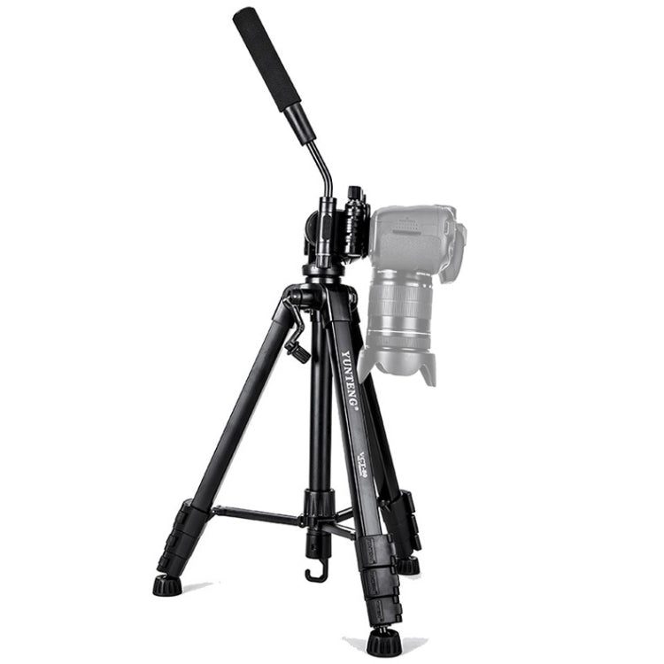 YUNTENG VCT-80 Aluminum Tripod Mount with Damping Ballhead - Camera Accessories by buy2fix | Online Shopping UK | buy2fix