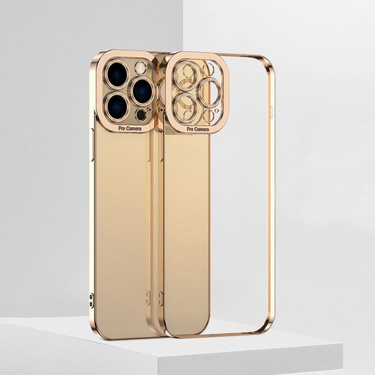 For iPhone 11 Pro Max Electroplating TPU Phone Case (Gold) - Apple Accessories by buy2fix | Online Shopping UK | buy2fix