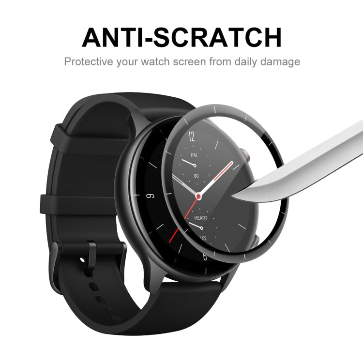 2 PCS ENKAY 3D Full Coverage Soft PC Edge + PMMA HD Screen Protector Film For Amazfit GTR 3 - Screen Protector by ENKAY | Online Shopping UK | buy2fix