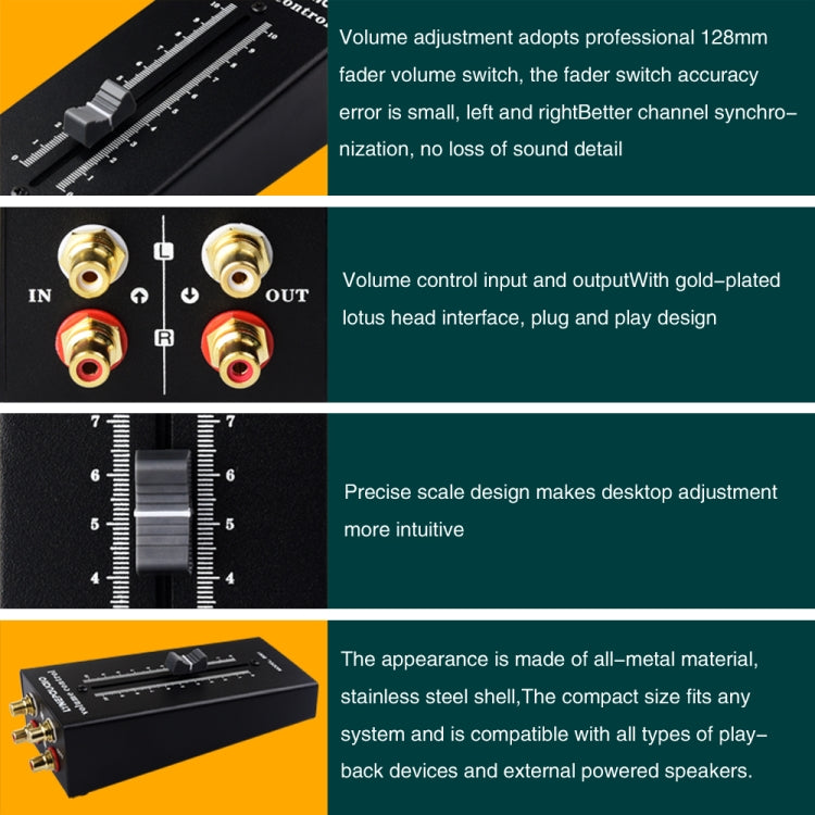 Passive Preamp Source Loudspeaker Box RCA No Power Volume Adjustment Controller - Consumer Electronics by buy2fix | Online Shopping UK | buy2fix