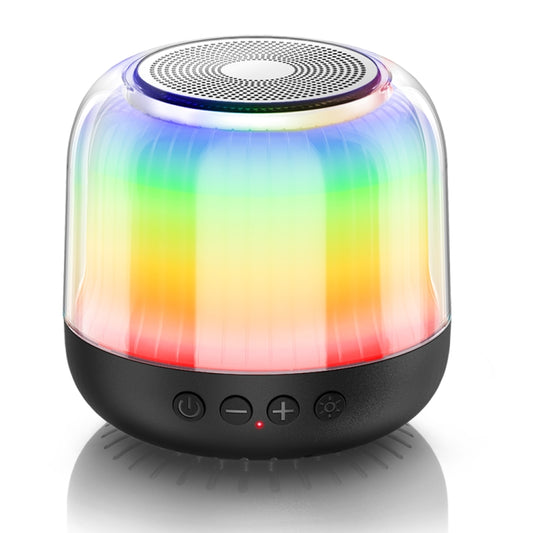 JY12 Full-screen RGB LED Breather Light Wireless Bluetooth Speaker(Black) - Mini Speaker by buy2fix | Online Shopping UK | buy2fix