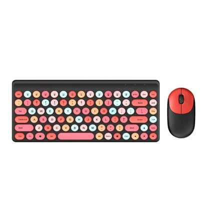 QW02 Wireless Keyboard Mouse Set(Red) - Wireless Keyboard by buy2fix | Online Shopping UK | buy2fix