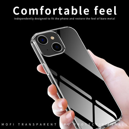 For iPhone 14 MOFI Ming Series Ultra-thin TPU Phone Case (Transparent) - iPhone 14 Cases by MOFI | Online Shopping UK | buy2fix