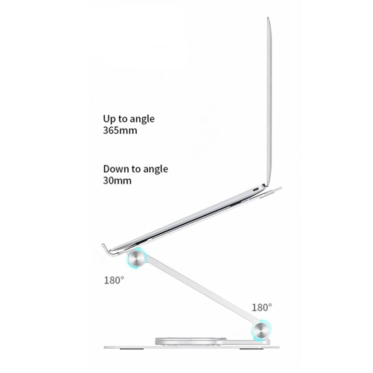 BONERUY L02 Laptop Stand 360 Degrees Rotating Dissipation Heat Aluminum Alloly Holder - Computer & Networking by BONERUY | Online Shopping UK | buy2fix