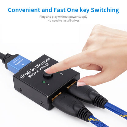 JSM 2 to 1 / 1 to 2 HDMI 1080P Two-Way Smart Switch Spliter - Switch by JUNSUNMAY | Online Shopping UK | buy2fix