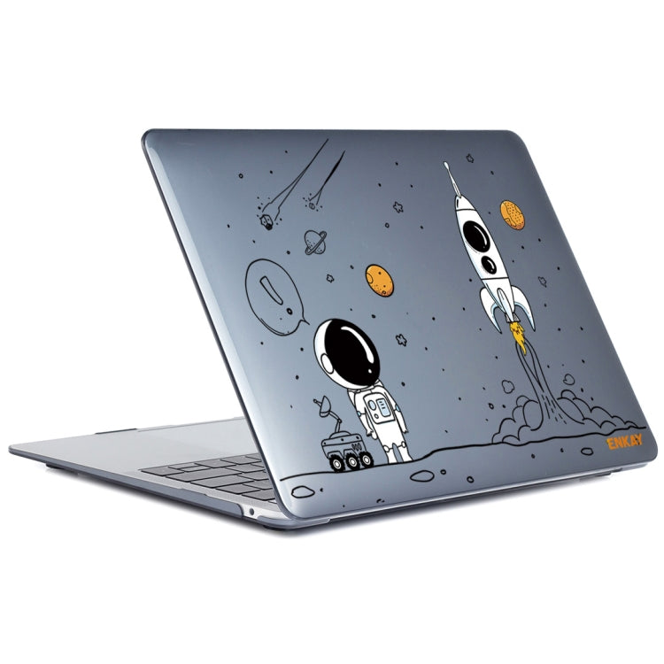 For MacBook Pro 13.3 A1708 ENKAY Hat-Prince 3 in 1 Spaceman Pattern Laotop Protective Crystal Case with TPU Keyboard Film / Anti-dust Plugs, Version:US(Spaceman No.1) - MacBook Pro Cases by ENKAY | Online Shopping UK | buy2fix