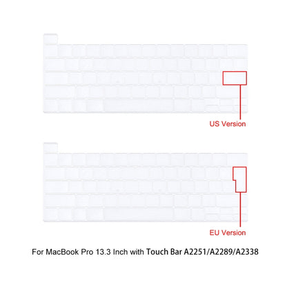 For MacBook Pro 13.3 A2251/A2289/A2338 ENKAY Hat-Prince 3 in 1 Protective Bracket  Case Cover Hard Shell with TPU Keyboard Film / Anti-dust Plugs, Version:EU(Black) - MacBook Pro Cases by ENKAY | Online Shopping UK | buy2fix