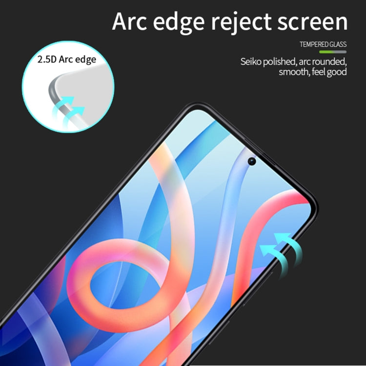 For Xiaomi Redmi Note12 MOFI 9H 2.5D Full Screen Tempered Glass Film(Black) -  by MOFI | Online Shopping UK | buy2fix