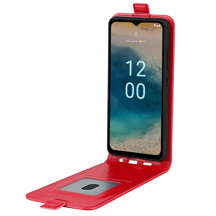 For Nokia G22 R64 Texture Vertical Flip Leather Phone Case(Red) - Nokia Cases by buy2fix | Online Shopping UK | buy2fix