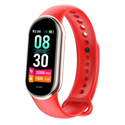 M8 1.14 inch IP68 Waterproof Color Screen Smart Watch,Support  Heart Rate / Blood Pressure / Blood Oxygen / Blood Sugar Monitoring(Red) - Smart Wristbands by buy2fix | Online Shopping UK | buy2fix