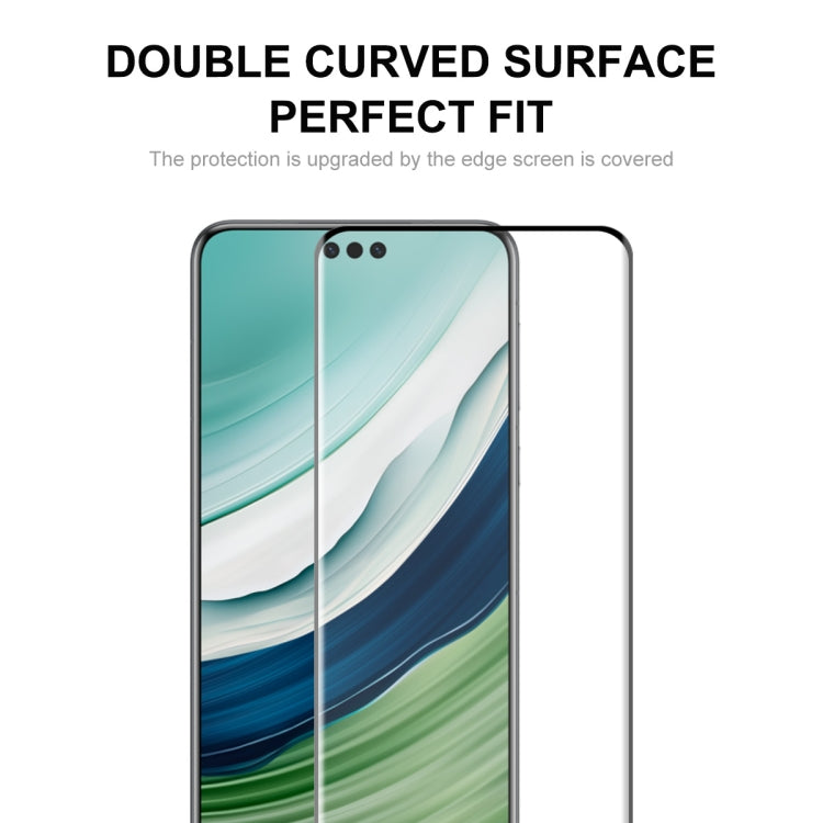 For Huawei Mate 60 Pro ENKAY Hat-Prince Heat Bending Full Side Glue Tempered Glass Film(Transparent) - Huawei Tempered Glass by ENKAY | Online Shopping UK | buy2fix